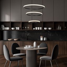 Rabalux Grete lampa wisząca 100 W biała-czarna 72260