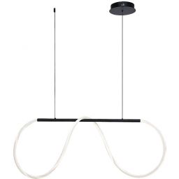 Rabalux Montema lampa wisząca 1x40 W biała-czarna 72269