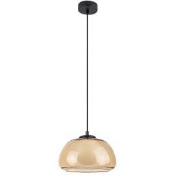 Rabalux Elowen lampa wisząca 1x5 W biała-czarna-bursztynowa 72273