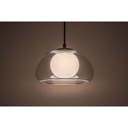 Rabalux Elowen lampa wisząca 1x5 W biała-czarna-przezroczysta 72274