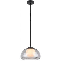 Rabalux Elowen lampa wisząca 1x5 W biała-czarna-przydymiona 72275