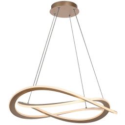 Rabalux Kallira lampa wisząca 1x72 W złota 72282