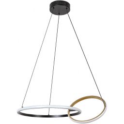 Rabalux Emilion lampa wisząca 1x36 W czarna-złota 72296