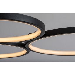 Rabalux Formand lampa wisząca 1x38 W czarna 72297