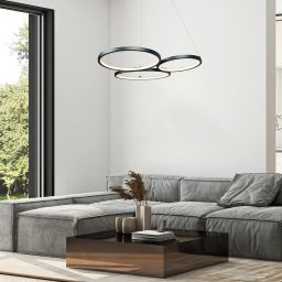 Rabalux Formand lampa wisząca 1x38 W czarna 72297