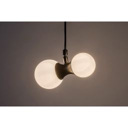 Rabalux Lition lampa wisząca 2x28 W biała-czarna 72299