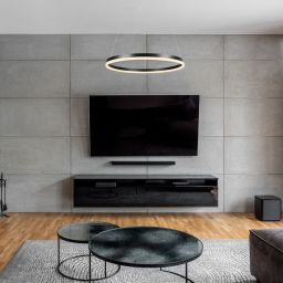 Rabalux Isaure lampa wisząca 1x35 W czarna 72301