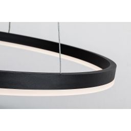 Rabalux Isaure lampa wisząca 1x35 W czarna 72301