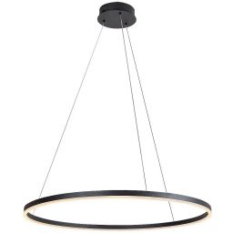 Rabalux Isaure lampa wisząca 1x45 W czarna 72302