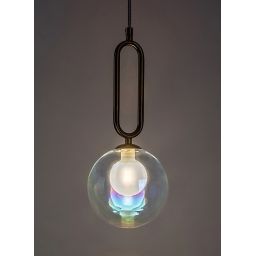 Rabalux Rosehip lampa wisząca 1x25 W szampan 72303