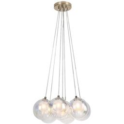 Rabalux Rosehip lampa wisząca 7x25 W szampan 72304