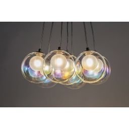 Rabalux Rosehip lampa wisząca 7x25 W szampan 72304