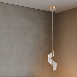 Rabalux Zofrael lampa wisząca 1x6 W złota 72414