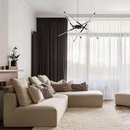 Rabalux Henli2 lampa wisząca 4x40 W biała-czarna 72338