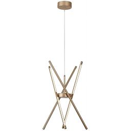 Rabalux Henli2 lampa wisząca 4x40 W biała-złota 72339