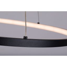 Rabalux Beliza lampa wisząca 1x55 W czarna 72344