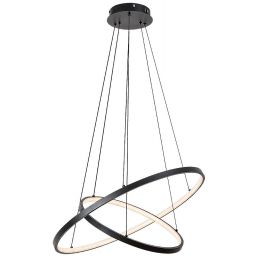 Rabalux Beliza lampa wisząca 1x75 W czarna 72345