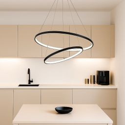 Rabalux Beliza lampa wisząca 1x75 W czarna 72345