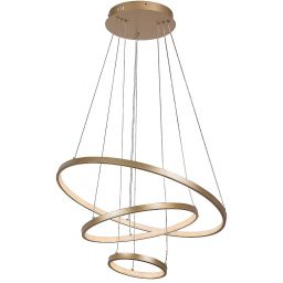 Rabalux Beliza lampa wisząca 3x90 W złota 72349