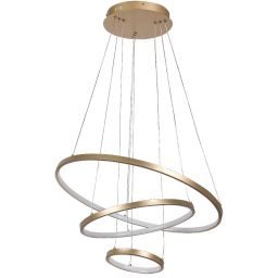 Rabalux Beliza lampa wisząca 3x90 W złota 72349