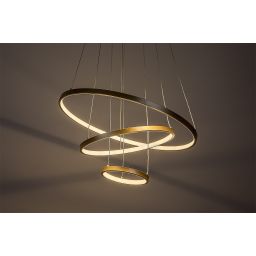 Rabalux Beliza lampa wisząca 3x90 W złota 72349