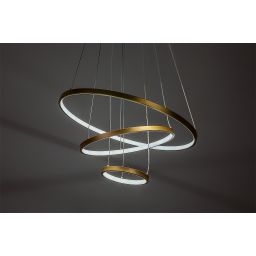 Rabalux Beliza lampa wisząca 3x90 W złota 72349