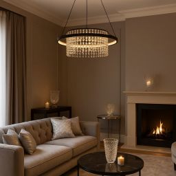 Rabalux Maribell lampa wisząca 1x40 W czarna 72353