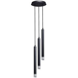 Rabalux Ramira lampa wisząca 3x5 W czarna-przezroczysta 72358