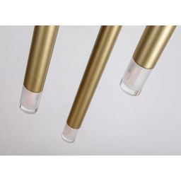 Rabalux Ramira lampa wisząca 3x5 W przezroczysta-złota 72359