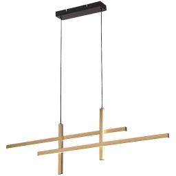 Rabalux Severine lampa wisząca 4x40 W biała-czarna-złota 72366