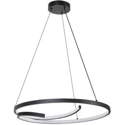 Rabalux Niloo lampa wisząca 1x40 W biała-czarna 72367