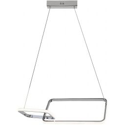 Rabalux Malwen lampa wisząca 2x36 W biała-chrom 72368
