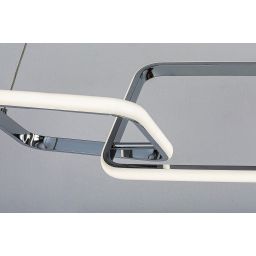 Rabalux Malwen lampa wisząca 2x36 W biała-chrom 72368