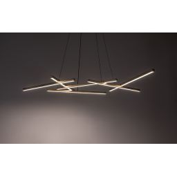 Rabalux Severine inteligentna lampa wisząca 5x40 W biała-czarna-złota 72369