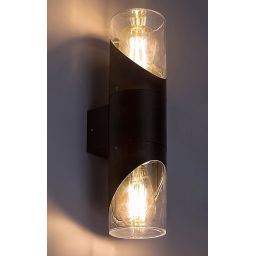 Rabalux Novigrad kinkiet zewnętrzny 2x28W czarny 7237