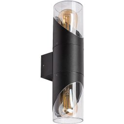 Rabalux Novigrad kinkiet zewnętrzny 2x28W czarny 7237