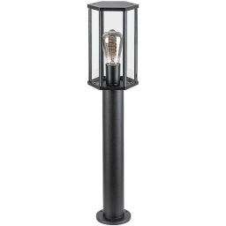 Rabalux Dubrovnik lampa stojąca zewnętrzna 1x40W czarny mat/przezroczysty 7240