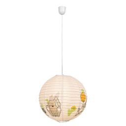 Rabalux Hopply lampa podsufitowa 1x40 W biała-multikolor 72410