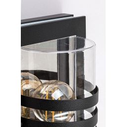 Rabalux Orlova kinkiet zewnętrzny 1x40W czarny 7244