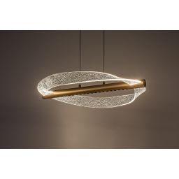 Rabalux Olyssia lampa wisząca 24 W złota 72463