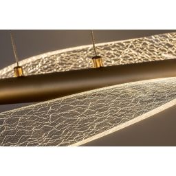 Rabalux Olyssia lampa wisząca 24 W złota 72463