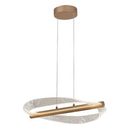 Rabalux Olyssia lampa wisząca 24 W złota 72463
