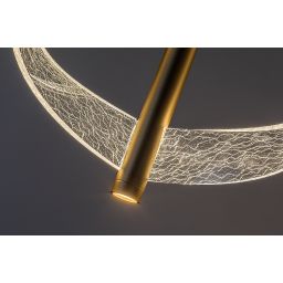Rabalux Olyssia lampa wisząca 8 W złota 72464