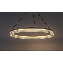 Rabalux Rivona lampa wisząca 24 W złota 72471