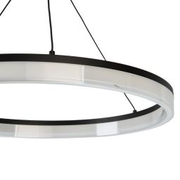 Rabalux Seraphiel lampa wisząca 24 W czarna 72478