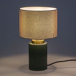 Rabalux Glovy lampa stołowa 1x40 W biała/zielona 74046