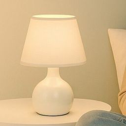 Rabalux Ingrid lampa stołowa 1x40 W beżowa 74076