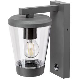 Rabalux Savano kinkiet zewnętrzny 1x40W z czujnikiem ruchu antracyt 7267