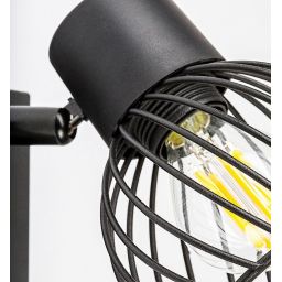 Rabalux Aberama kinkiet 1x10W czarny mat 73001