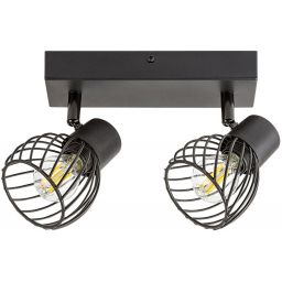 Rabalux Aberama lampa podsufitowa 2x10W czarny mat 73002